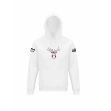 HK Sēļi hoodie balts ar izšuvumu - white / 3XL