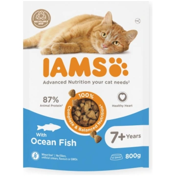 IAMS Cat Senior Ocean Fish 800 g | 8710255150307 1