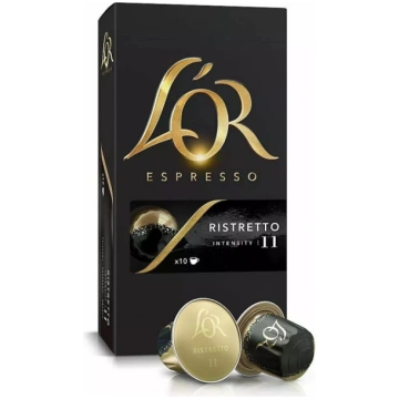 Kafijas kapsulas l"or Ristretto, 10 kapsulas x 5,2