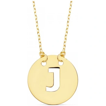 J-Kette mit Buchstaben 750 Gold Alda Joyeros