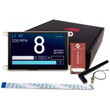 Display: TFT | 5" | 800x480 | 8MBRAM,16MbFLASH | 5