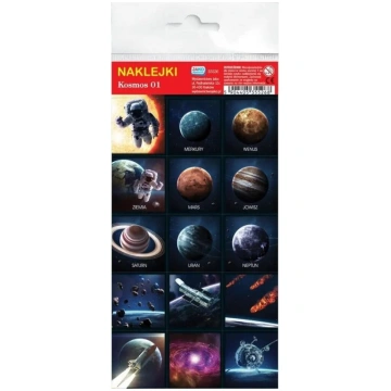 Uzlīmju grāmata Wydawnictwo Jako Naklejki. Kosmos 