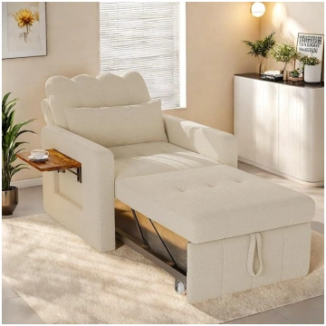 Sleeping Chair with Bed Function, Sofa Bed with Be