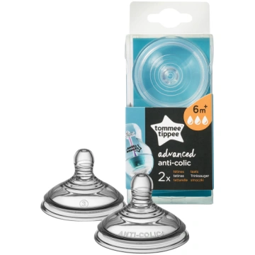 Knupītis pudelei Tommee Tippee Teat fast flow Anti