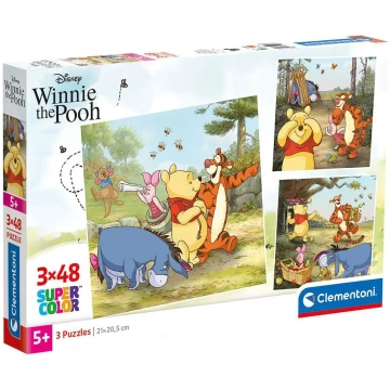 Puzzle 3x48 Winnie The Pooh Clementoni