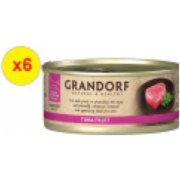 GRANDORF Tuna Fillet - 70g x 6 gab. konservi kaķie