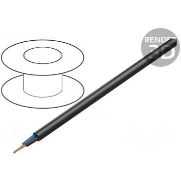Wire | H07RN-F | stranded | Cu | 2x4mm2 | rubber |