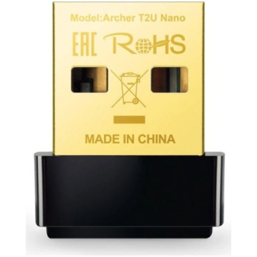TP-Link Archer T2U Nano, Wireless LAN Adapter (Bla