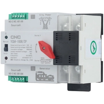 Automatic Transfer Switch CNC 2P 220V 100A