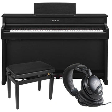 Yamaha CLP-835 melnas digitālās klavieres komplekt