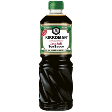 Sojas mērce KIKKOMAN, 43% mazāk sāls, 975ml 450-27