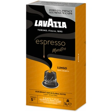 Lavazza Espresso Lungo, 10 porcijas - Kafijas kaps
