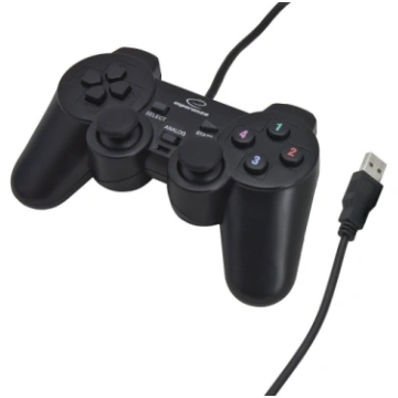 Esperanza Gamepad PC USB WARRIOR black EG102 59057