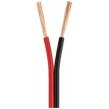 Audio kabelis, Sarkans+Melns, 2x1.5mm2 CU CABLETEC