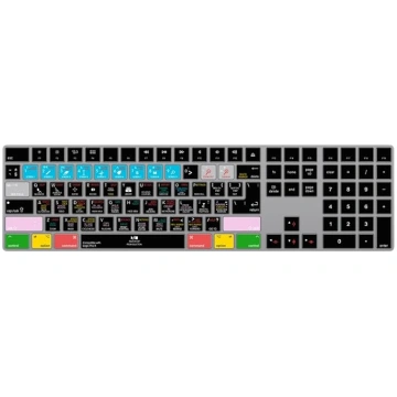 „Logic Pro X“ īsceļu paplašinātā izkārtojuma silik
