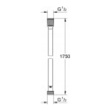 Grohe dušas šļūtene SILVERFLEX 1750mm. Silts saulr