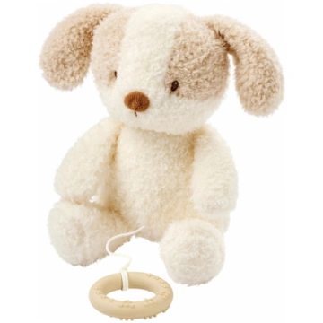NATTOU Teddy Muzikāla plīša rotaļlieta Suns, 16 cm
