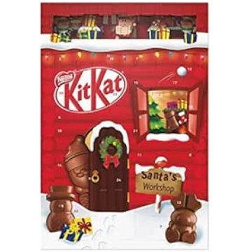 NESTLÉ KITKAT Adventskalender Schokolade mit 3D-Ef