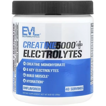 EVLution Nutrition, Creatine5000® Plus Electrolyte