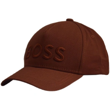 Hugo Boss vidēji brūna bezbola cepure - 50483178-2