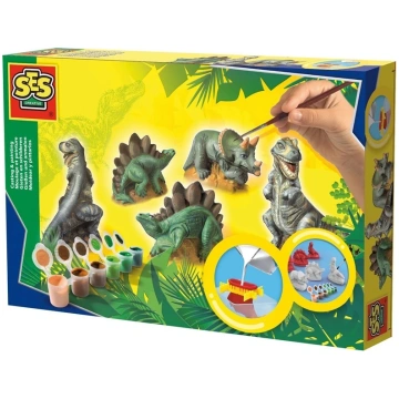 SES SES Ģipša figūra: Dinozauri