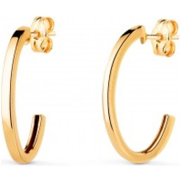 Aros Ovales Sheila Oro 18K 19mm