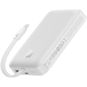 Powerbank Baseus Magnetic Mini 30w 10000mah Balts