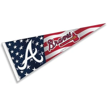 WinCraft Braves Nation USA Stars and Stripes Penna