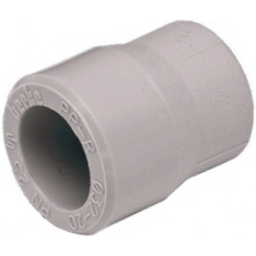 Plastmasas mufe-redukcija d50*25, pelēka FV Plast