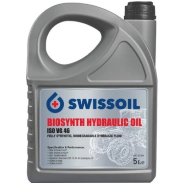 Biosintētiskā hidrauliskā eļļa ISO VG 46 5L Swisso