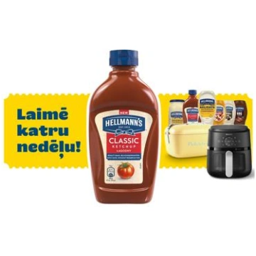Kečups HELLMANN'S maigais 477g - 1