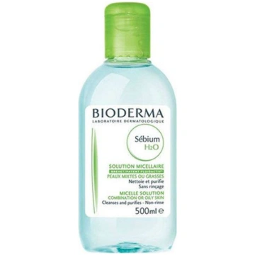 Bioderma Sebium H2O Liquid makeup remover for oily