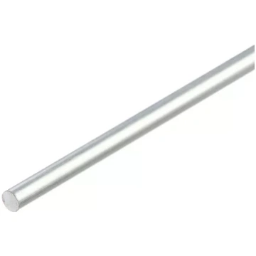 Profils alumīnija 8mm 1m sudraba apaļstienis