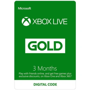 Microsoft Xbox Live GOLD 3 Months