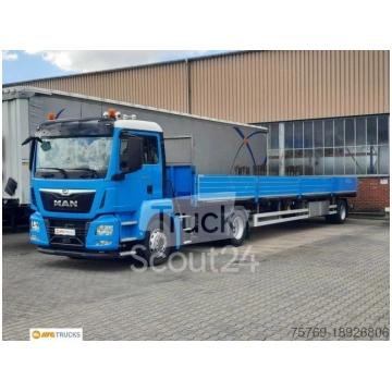 Lietots - MAN 18.360 TGS Pritschensattelzug 12,8 m