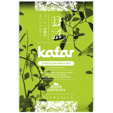 šokolāde Balta Z Matchą Kafar 70g