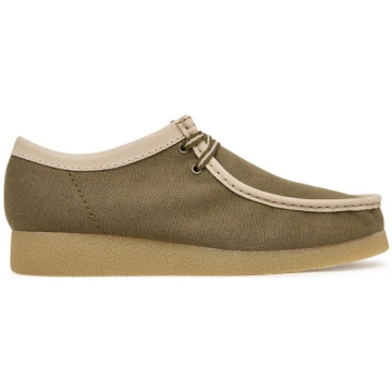 Clarks Īsi apavi Wallabee EVO 26186172 Zaļš