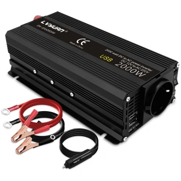 Įtampos keitiklis - inverteris 12V-220V 2000W
