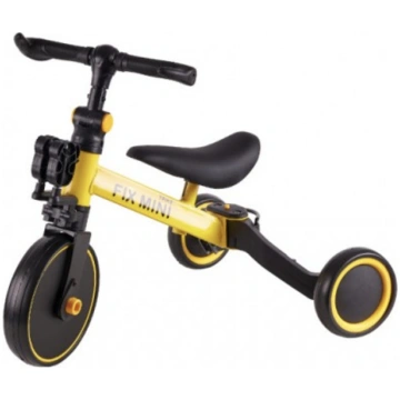 Trīsritenis Trike Fix KX5377, melna krās./dzeltena