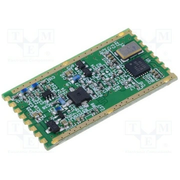 Module: RF; FM transceiver; FSK; 868MHz; SPI; -120