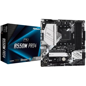 Pamatplate Asrock B550M Pro4 AMD B550 Socket AM4 m