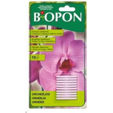 Biopon mēslojums orhidejām nūjiņās 10gb