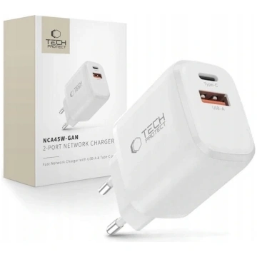 Ladowarka Tech-Protect NCA45W-GAN 2-PORT NETWORK C