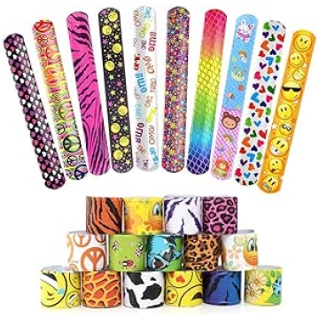 YiliYa Snap Bracelets 25 Pieces Colourful Snap Bra
