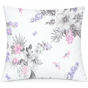 COTTON HOME Kokvilnas spilvendrāna 40x40 cm, balta