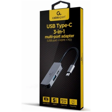 I/O ADAPTER USB-C TO HDMI/USB3/3IN1 A-CM-COMBO3-02