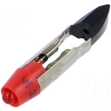 LED lamp | T5,5 | red | 28VDC | 28VAC | plastic | 