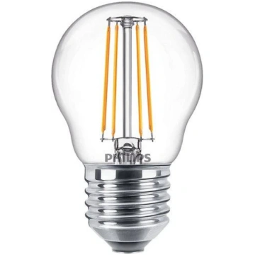 PHILIPS Spuldze Philips LED, P45, 2700 °K, E27, 4.