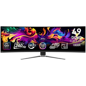 MSI QD-OLED monitors MPG 491CQPX QD-OLED