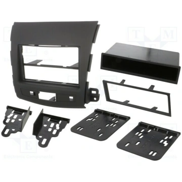 Radio frame; Citroën,Mitsubishi,Peugeot; 2 DIN; bl